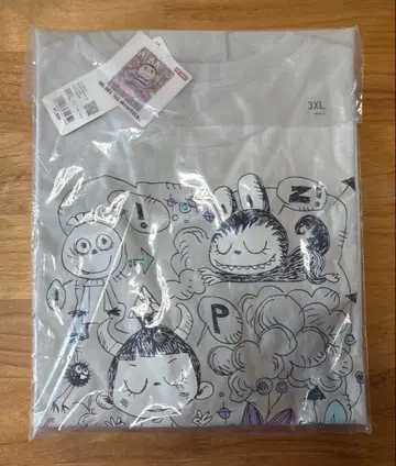 유니클로 팝마트 러브브 T셔츠 3XL