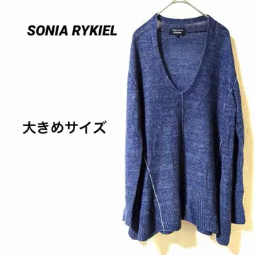 3767K 소니아 리키엘 튜닉 긴팔 니트 스웨터 빅 사이즈 온워드