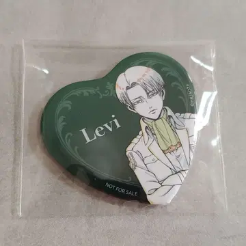 진격의 거인 WIT STUDIO 구매 혜택 하트형 캔뱃지 리바이 1개 1