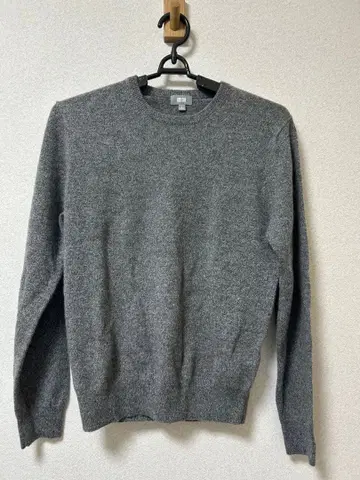 캐시미어 UNIQLO 그레이 니트 스웨터 S