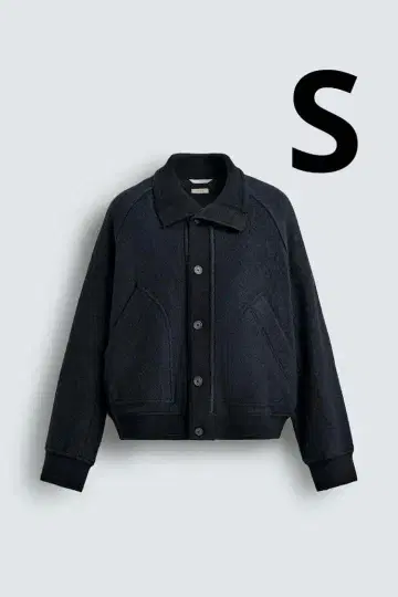 zara 자라 리브 옷깃 절개 자켓 S