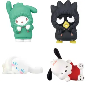 산리오 가챠가챠 피규어 4개 세트