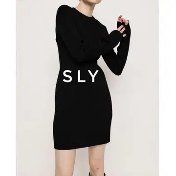 [ SLY ] 리브 숏 원피스 미니 기장 허리 쉐이프 ap1420