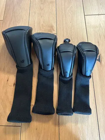 뉴발란스 골프헤드커버 4개 세트 블랙