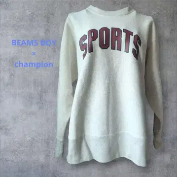 BEAMS BOY 별주 리버스 위브 맨투맨 챔피온