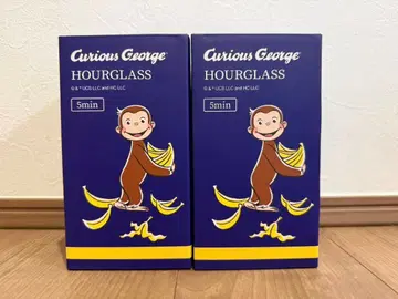 호기심 많은 조지 모래시계 5분 계량 2개 세트