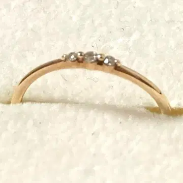 새상품급 10금 다이아몬드 반지 핑키링 10k k10 5호