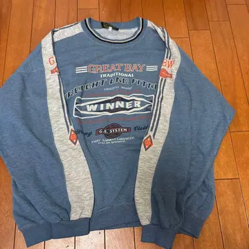 GREAT BAY 블루 트레이닝복 구제 의류