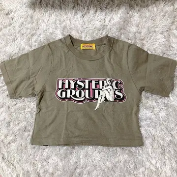 HYSTERIC GROUPS 그래픽 T셔츠 카키