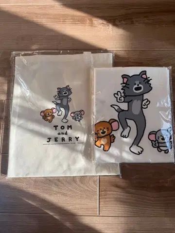 톰과 제리 T셔츠 토트백