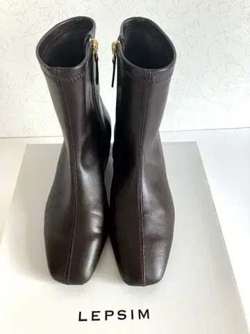 LEPSIM 다크 브라운 숏부츠 M 사이즈