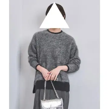 유나이티드 애로우즈 폭스 캐시미어 크루넥 니트