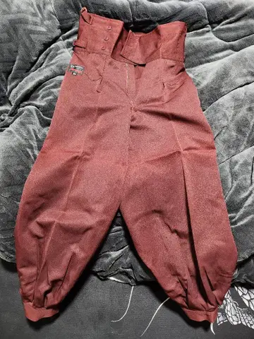 레어 동부착 니카 삼단 버튼 숨김 포켓 부착 크림슨 쇼와 스타일 작업옷