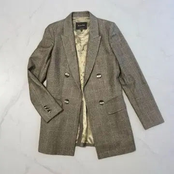 컨디션 최상. Massimo Dutti 더블 브레스트 테일러드 자켓