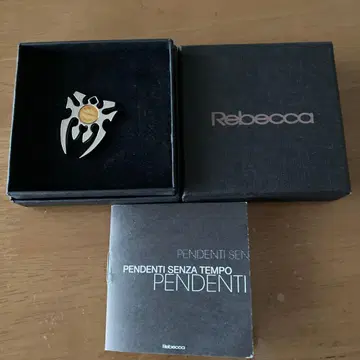 레베카 실버 골드 펜던트