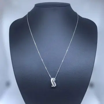 스와로브스키 목걸이 블루노