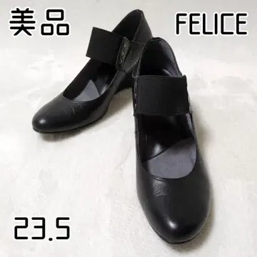 새상품급 FELICE 23.5 블랙 펌프스 멜리 제인 슈즈