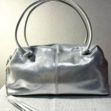 새상품급 미사용 새상품 천연 가죽 플라티나 프린지 토트백