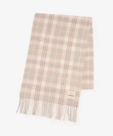 타탄 체크 패턴 머플러 Afternoon Tea