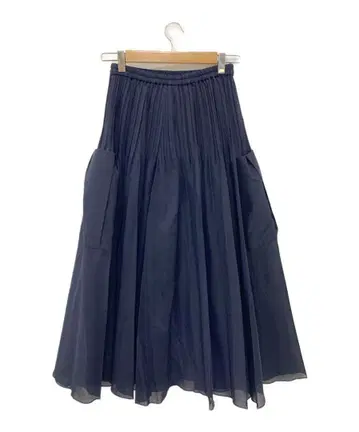 유나이티드 애로우즈 오간자 포켓 플리츠 스커트