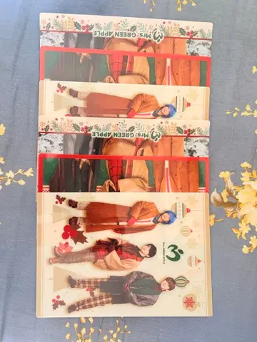 Mrs. GREEN APPLE 크리스마스 카드 세트 6매