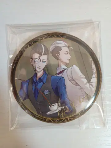 제5인격 버틀러스 카페 백흑무상 캔뱃지