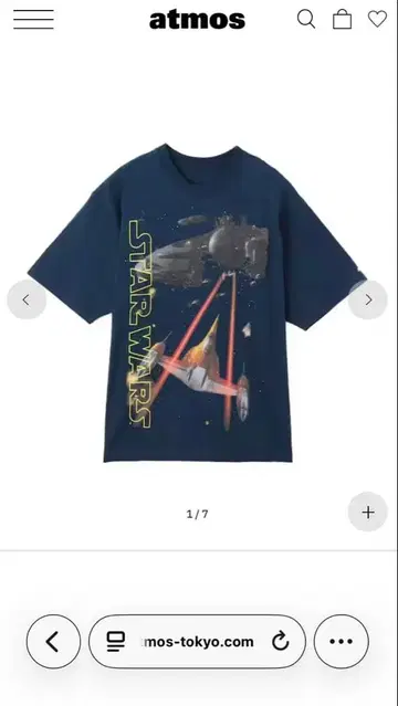 atmos [ STARWARS ] Planet 아토모스 스타 워즈 T셔츠