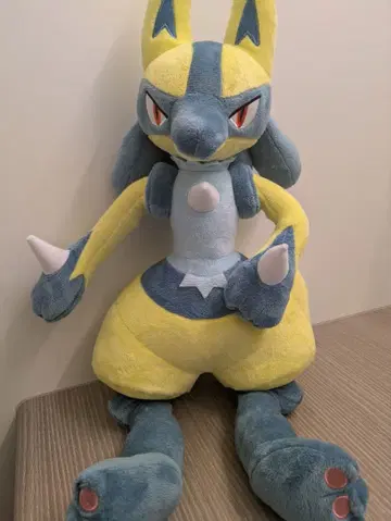 포켓몬스터 루카리오 봉제 인형 약 30cm