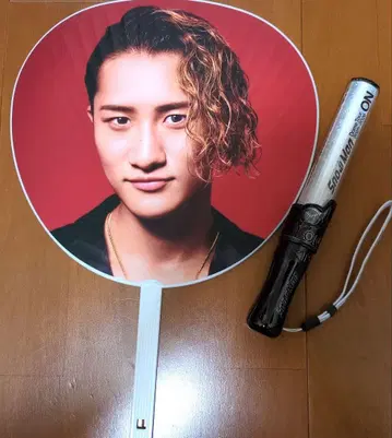 이와모토 테루 부채 & ON 응원봉 (미사용, 배터리 없음)