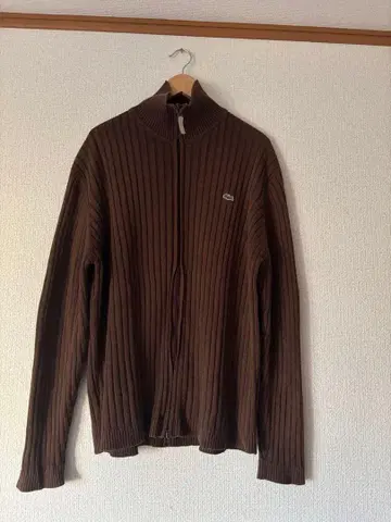 라코스테 집업 니트 스웨터 구제 의류 LACOSTE