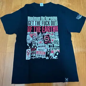 지구에서 나가 맥시멈 더 호르몬 T셔츠 L