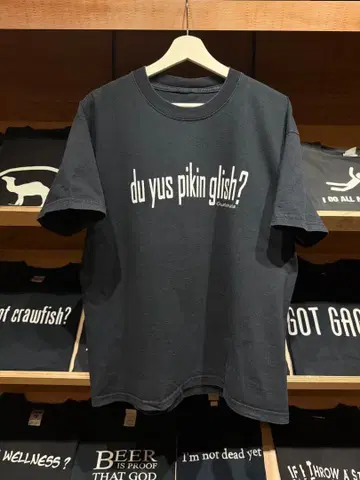 VINTGAGE(빈티지) 00s 메시지 티셔츠 블랙 XL 상당