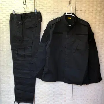 미군 블랙 컴뱃 밀리터리 자켓/카고 팬츠