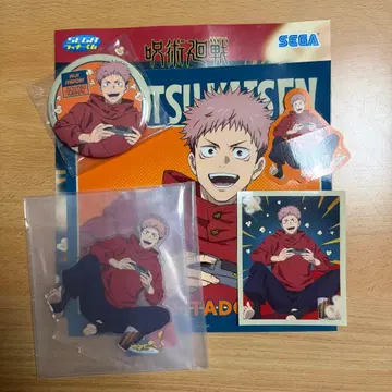 이타도리 유우지 F상 아크릴 스탠드 H상 스티커 G상 캔뱃지