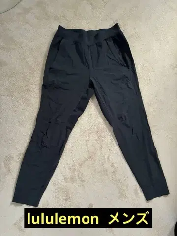 Lululemon 블랙 조거 팬츠 S 남성용