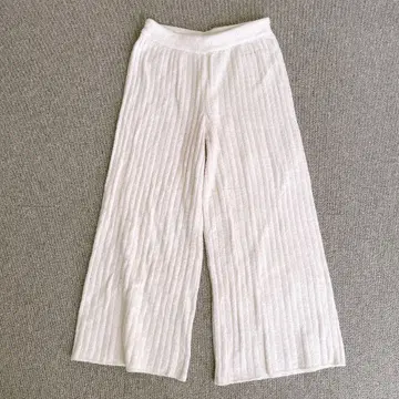 젤라또피케 온도 조절 스무디 화이트 와이드 팬츠