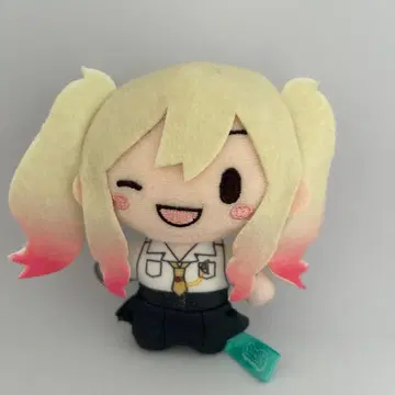 윙크 금발 캐릭터 봉제 인형