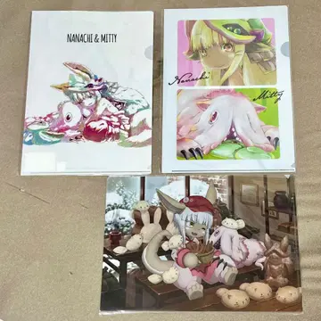 메이드 인 어비스 나나치 미티 클리어 파일 토끼자리 콜라보 Ani-Art