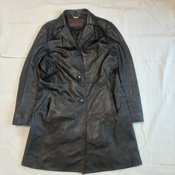 램 가죽 테일러드 자켓 천연 가죽 양가죽 싱글 블랙