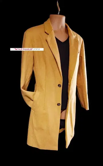 Black by VANQUISH 울 체스터 코트 뱅퀴시 L