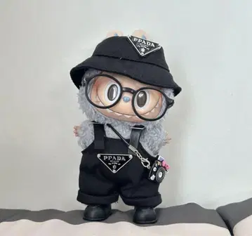 LABUBU 라부부 봉제 인형 의류 블랙 옷 갈아입기 코스튬 5세트