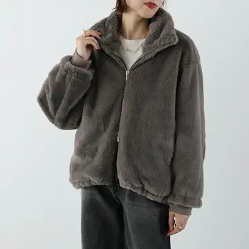 아쿠타 ACUTA 블루종 인조 모피