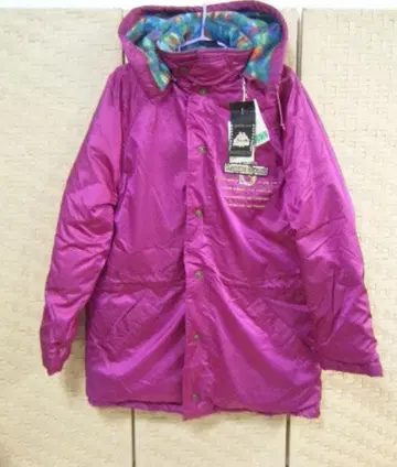 카파 스포트 화이트 구스 다운 코트 L 마젠타