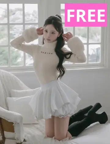 [ 미사용 ] darich 볼륨 벌룬 미니 스커트 FREE