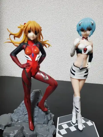 에반게리온 아야나미 레이 시키나미 아스카 랑그레이 피규어