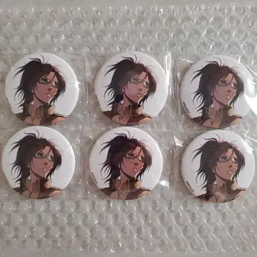 진격의 거인 WIT STUDIO SUISAI 한지 캔뱃지 6개