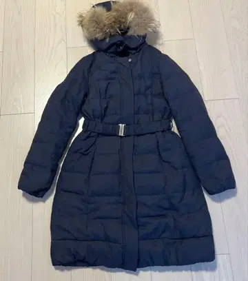 쿠미쿄쿠 리버서블 다운 코트 벨트 결품 없음 L