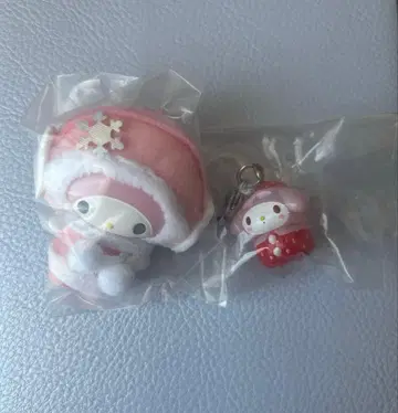 산리오 치비토모 눈의 정령 딸기 마크 액세서리 마이멜로디