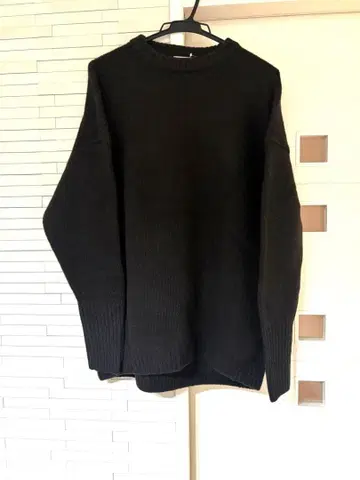 미사용 새상품 택 포함 IENA AQUA 크루넥 풀오버