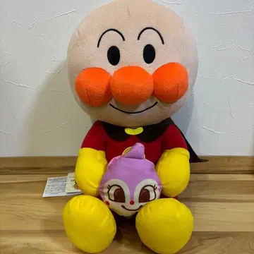 호빵맨 빵 소품함 봉제 인형 LL